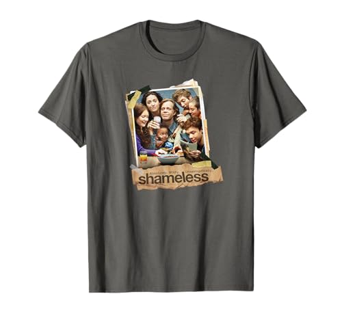 Warner Bros. Shameless Dinner Table T-Shirt, Damen, Frauen, Halbarm, T-Shirt, Grau, S Warner Bros. Shameless Dinner Table T-Shirt, Damen, Frauen, Halbarm, T-Shirt, Grau, S von Warner Bros.