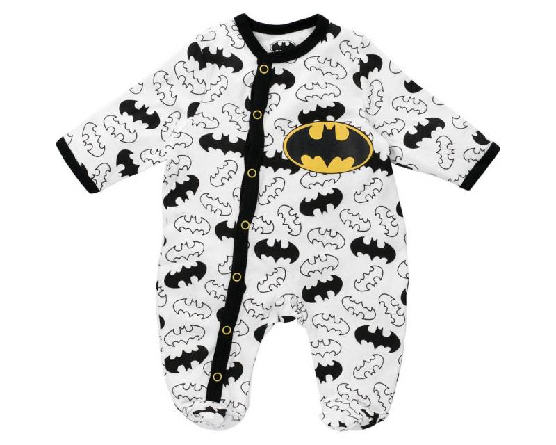 Warner Bros. Strampler Batman Unisex Kinder Einteiler, Overall, Babyanzug, Babyoverall, Babyanzug von Warner Bros.