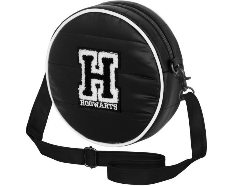 Warner Bros. Umhängetasche Harry Potter H-Padding Round Unisex Kinder, Handtasche, Shopper, Crossbody Bag, Schultertasche, Hobo Bag von Warner Bros.
