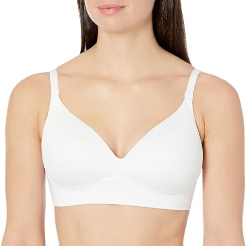 Warner's Damen Blissful Benefits Allover-Smoothing Bliss Wireless Lightly Lined Convertible Comfort Bra Rm1011w BH, Undurchsichtige, Weiß (Classic White), 75D von Warner's