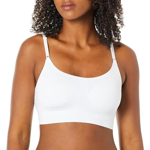 Warner's Damen Blissful Benefits Easy Size Simple Sized No Dig Wirefree Bra T-Shirt-BH, Weiß, Large von Warner's