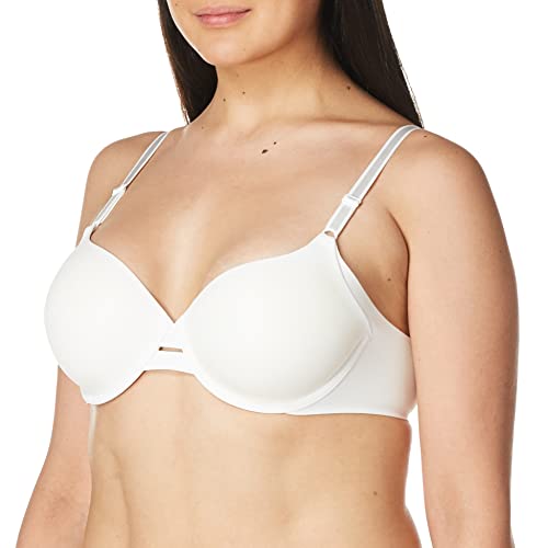 Warner's Damen Blissful Benefits No Side Effects Underwire Bra T-Shirt-BH, Weiß, 80D von Warner's