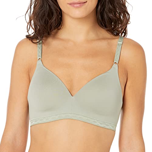 Warner's Damen Blissful Benefits Rm1691w Komfort, superweich, kabellos, leicht gefüttert BH, Undurchsichtige, Seagrass, 75D von Warner's