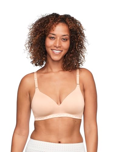 Warner's Damen Blissful Benefits Super Soft Wireless Lightly Lined Comfort Bra Rm1691w T-Shirt-BH, Halbtransparent, Butterscotch, 85C von Warner's