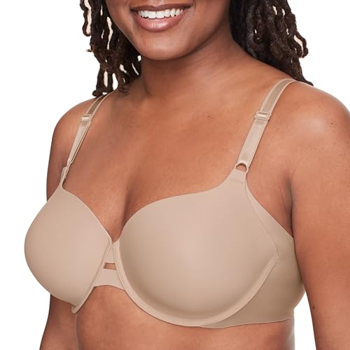 Warner's Damen Blissful Benefits Underarm-Smoothing Comfort Underwire Lightly Lined Bra Ra3561w T-Shirt-BH, Undurchsichtige, Geröstete Mandel, 85C von Warner's