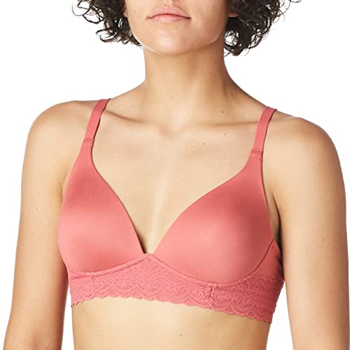 Warner's Damen Cloud 9 Bügelloser Triangel BH, Blickdicht, Barock Rose, 85D von Warner's