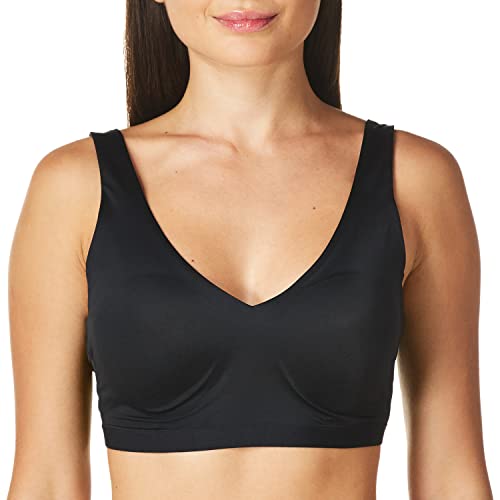 Warner's Damen Cloud 9 Super Soft, Smooth Invisible Look Wireless Lightly Lined Comfort Bra Rm1041a T-Shirt-BH, Undurchsichtige, schwarz, X-Large von Warner's