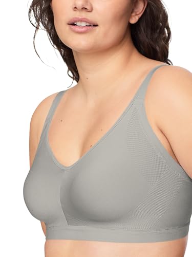 Warner's Damen Easy Does It No Bulge Wire Bra T-Shirt BH, Grey Heather, X-Groß von Warner's