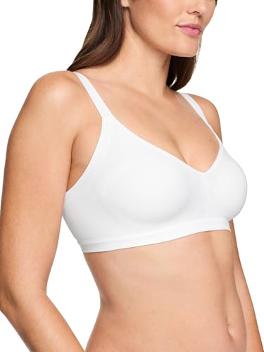 Warner's Damen Easy Does It Underarm-Smoothing with Seamless Stretch Wireless Lightly Lined Comfort Bra Rm3911a BH, Undurchsichtige, Weiß, X-Large von Warner's