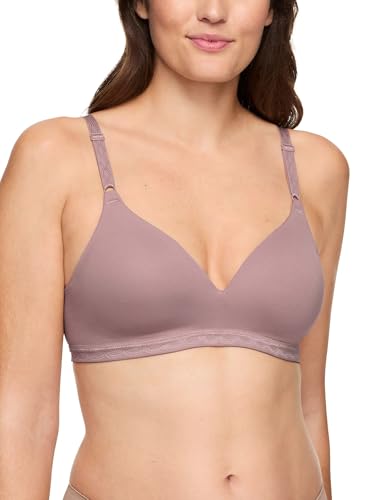 Warner's Damen Warners Blissful Benefits Super Soft Wireless Lightly Lined Comfort Bra Rm1691w BH, Malvenfarben, 80B von Warner's