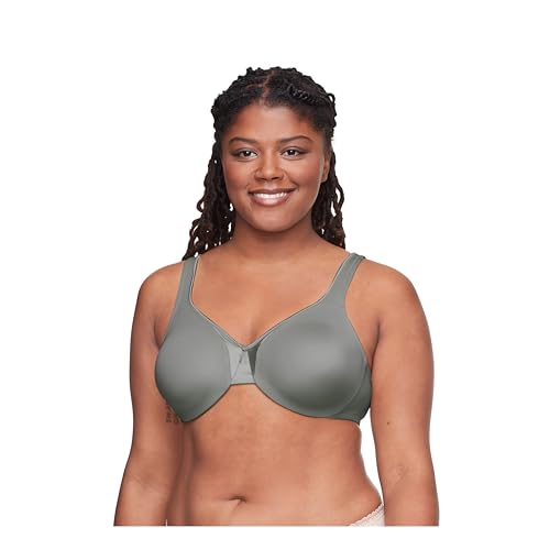 Warner's Damen Warners Signature Cushioned for Support and Comfort Underwire Unlined Full-Coverage Bra 35002a BH mit voller Abdeckung, Undurchsichtige, Sturm, 90D von Warner's