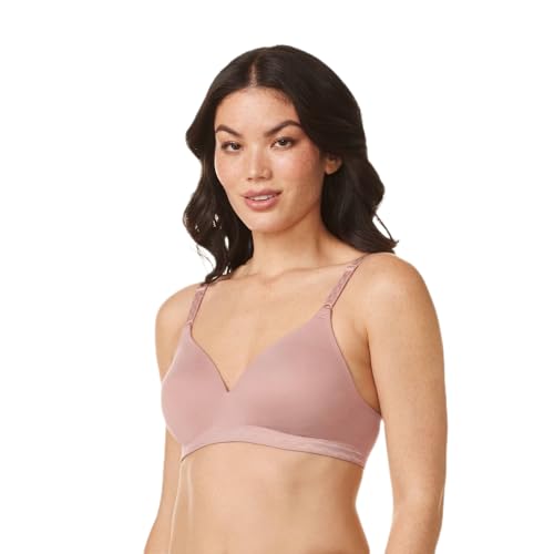 Warner's Damen Warners Simply Perfect Super Soft Wireless Lightly Lined Comfort Bra Rm1691t BH, Deauville Mauve, 80B von Warner's