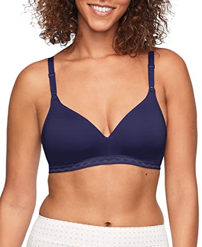 Warner's Distillery Damen Cloud 9 Wire-Free Contour Bra BH, Nachtblau, 85B von Warner's