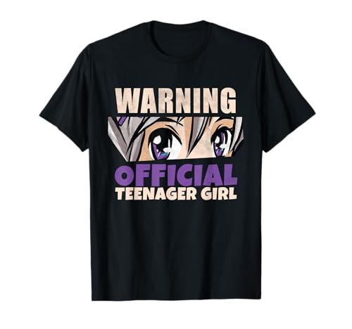Warnung: Offizielles Teenager-Mädchen T-Shirt Warnung: Offizielles Teenager-Mädchen T-Shirt von Warnung Teenager Pubertätsmädchen