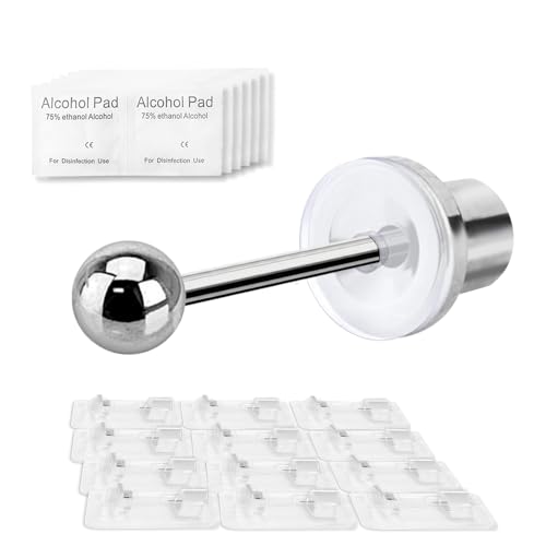 Sterile Ohrringe für Piercing Gun WARRIOR Einweg-Ohrringmacher mit Alkoholtupfern, einfach zu Hause zu verwenden. Geeignet für Frauen und Männer für Ohr und Helix. 12 Stück von Warrior