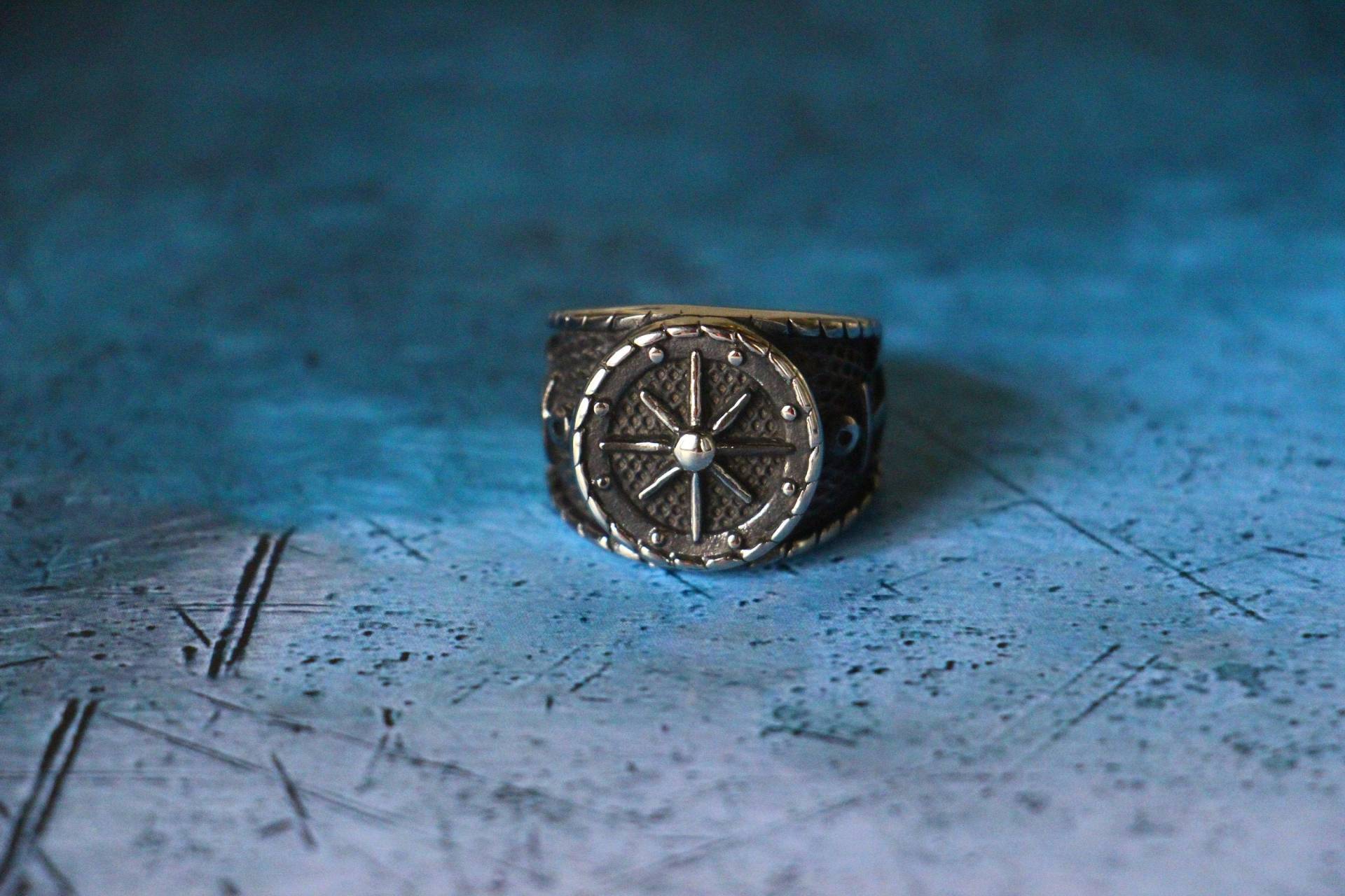 Nautilus Ring Stahl North Star Sea Anker Nautilus Ring Stahl North Star Sea Anker von WarriorsOfSteel