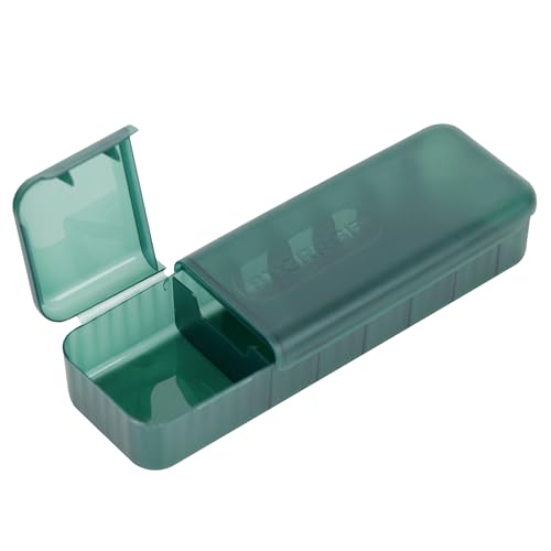 Wartter Desktop-Kabel-Organizer, durchscheinende Aufbewahrungsbox für Schubladen, Büros und elektronische Geräteverwaltung. (Grün, S-28,4 x 9,1 x 5,6 cm) von Wartter
