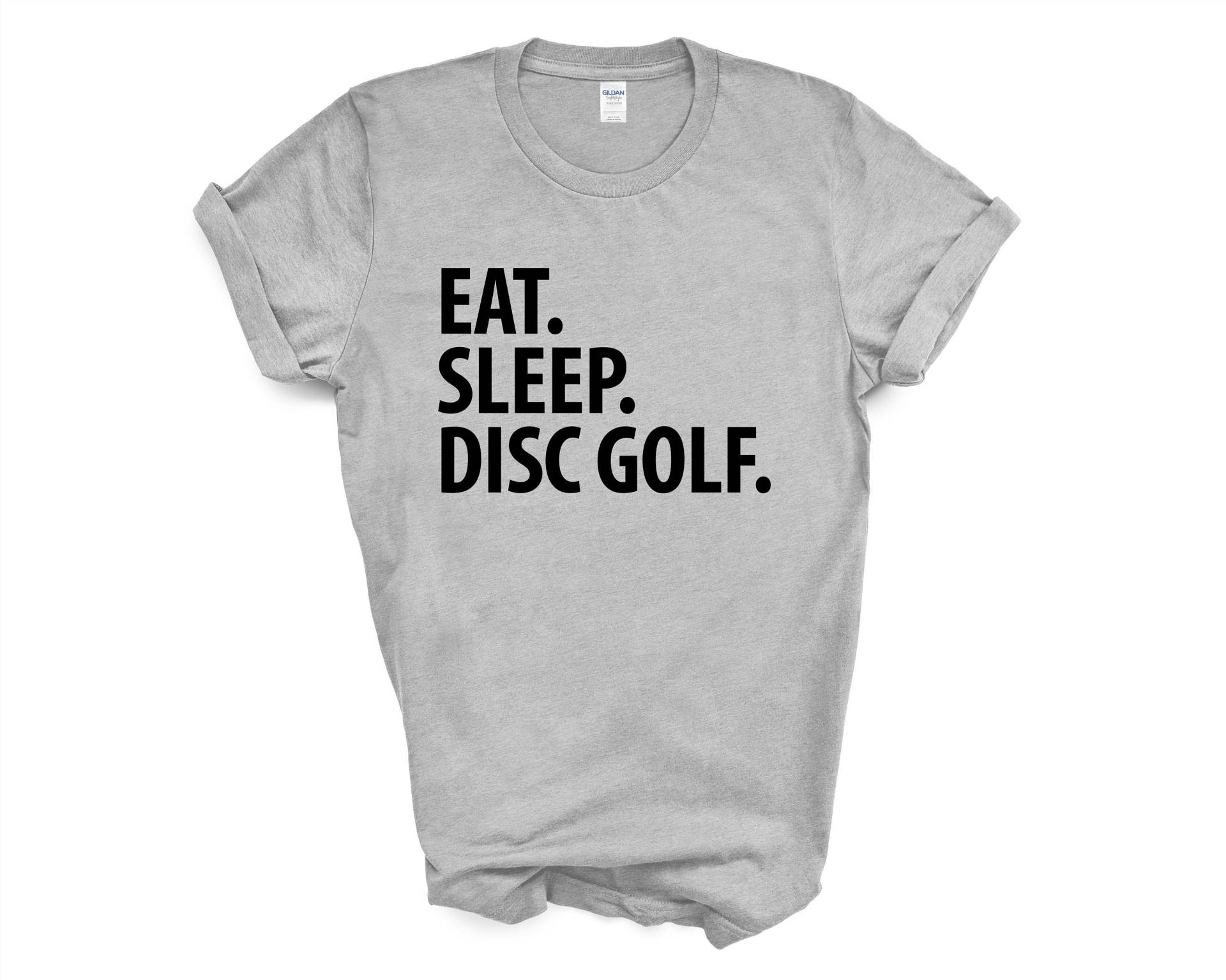 Disc Golf T-Shirt, Eat Sleep Shirt Herren Damen Geschenke - 3352 von WaryaTshirts