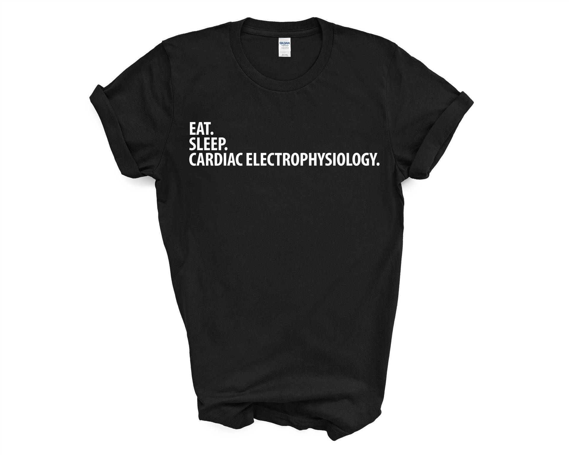 Herz Elektrophysiologie T-Shirt, Essen Sie Schlaf Shirt Herren Frauen Geschenke - 3589 von WaryaTshirts