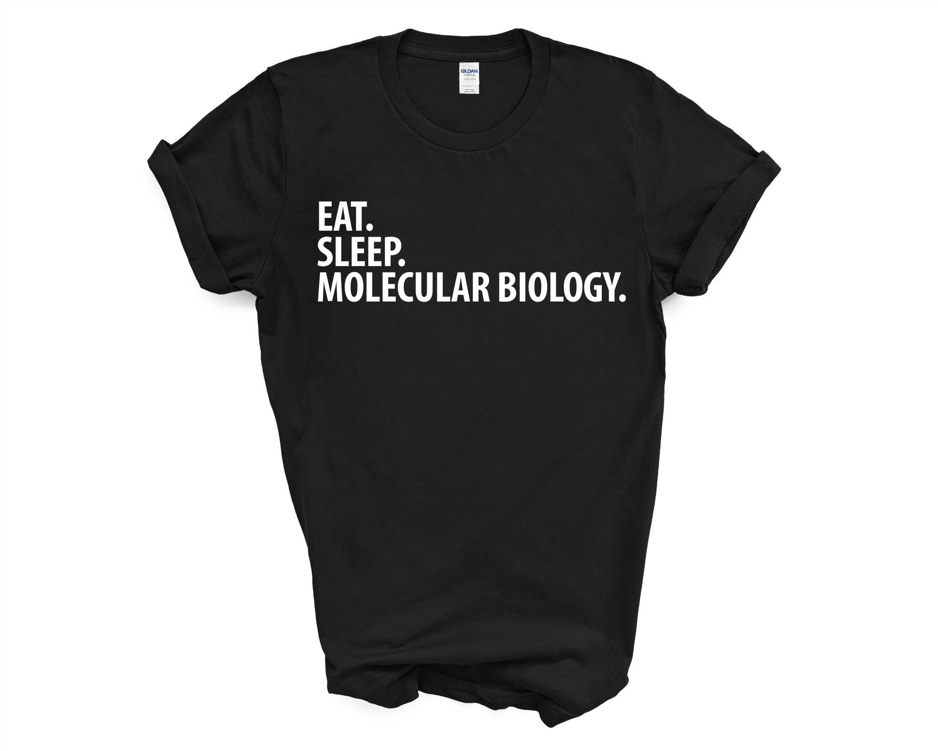 Molekularbiologie T-Shirt, Eat Sleep Shirt Herren Frauen Geschenke - 3653 von WaryaTshirts