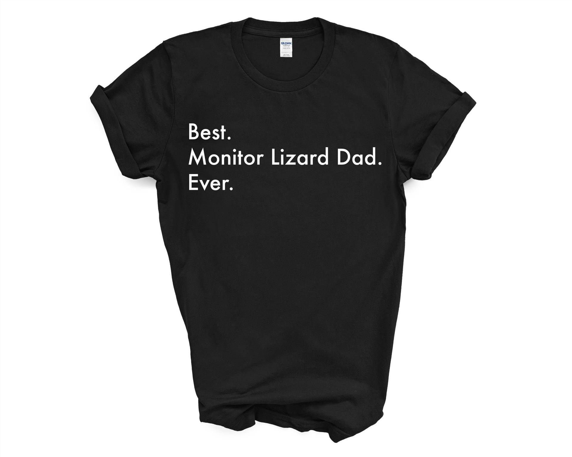 Monitor Eidechse Dad T-Shirt, Best Lizard Ever Shirt Geschenk Herren - 3572 von WaryaTshirts