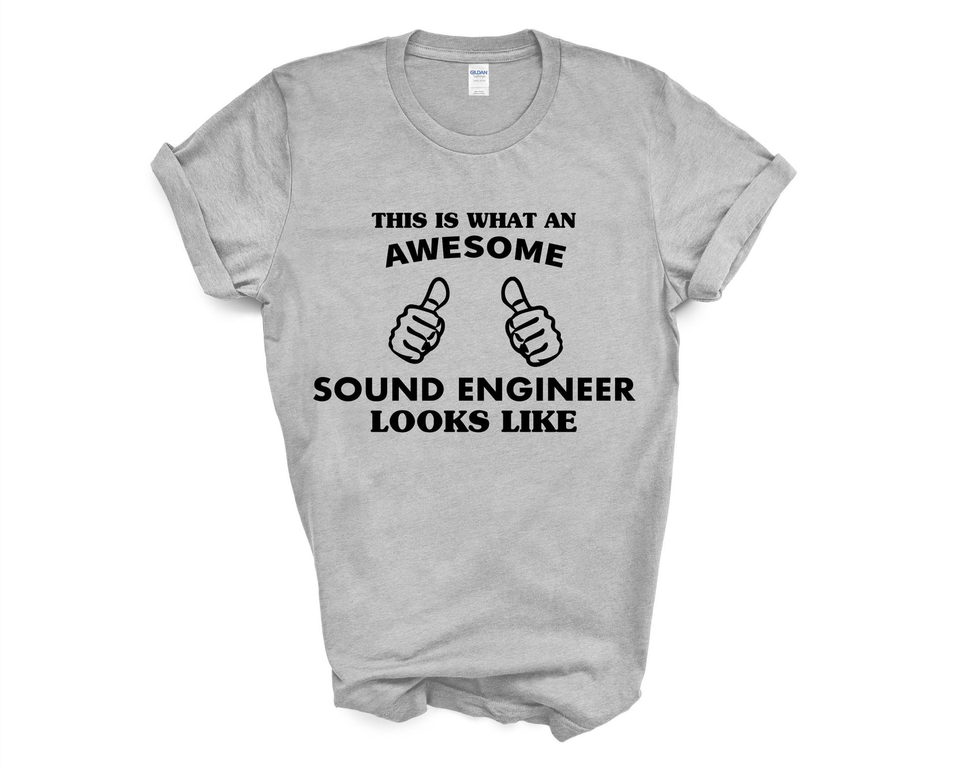 Tontechniker Geschenk, Awesome Sound Engineer T-Shirt Herren Damen - 3433 von WaryaTshirts