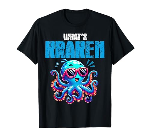Kraken Was ist Kraken? Lustige Meer-Ozean-Monster-Kinder T-Shirt Kraken Was ist Kraken? Lustige Meer-Ozean-Monster-Kinder T-Shirt von Was ist Kraken Fun Zitat Kraken Beach Ocean