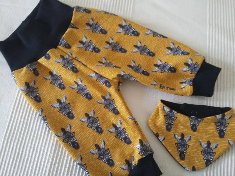 Set Gr.62 Halstuch Und Hose Zebra Unisex von WasSchoenes