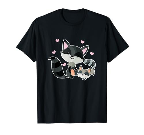 Süße Waschbär-Tierliebhaberin Mama Baby müll Panda T-Shirt Süße Waschbär-Tierliebhaberin Mama Baby müll Panda T-Shirt von Waschbär Familie Mutter Baby Muttertags Geschenke