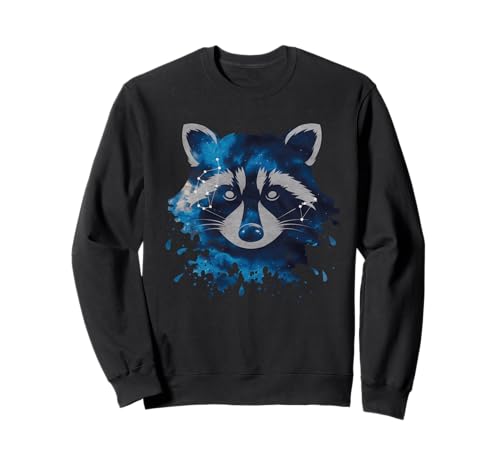Waschbär Tshirt Männer Frauen Blue Animal School Sport Fan Sweatshirt von Waschbär TShirt Männer Frauen Tierschule Sport