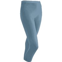 3/4-Seiden-Leggings aus reiner Bio-Seide, blautanne von Waschbär