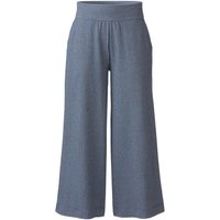 7/8-Culotte aus Bio-Baumwoll-Jersey, jeansblau gestreift von Waschbär