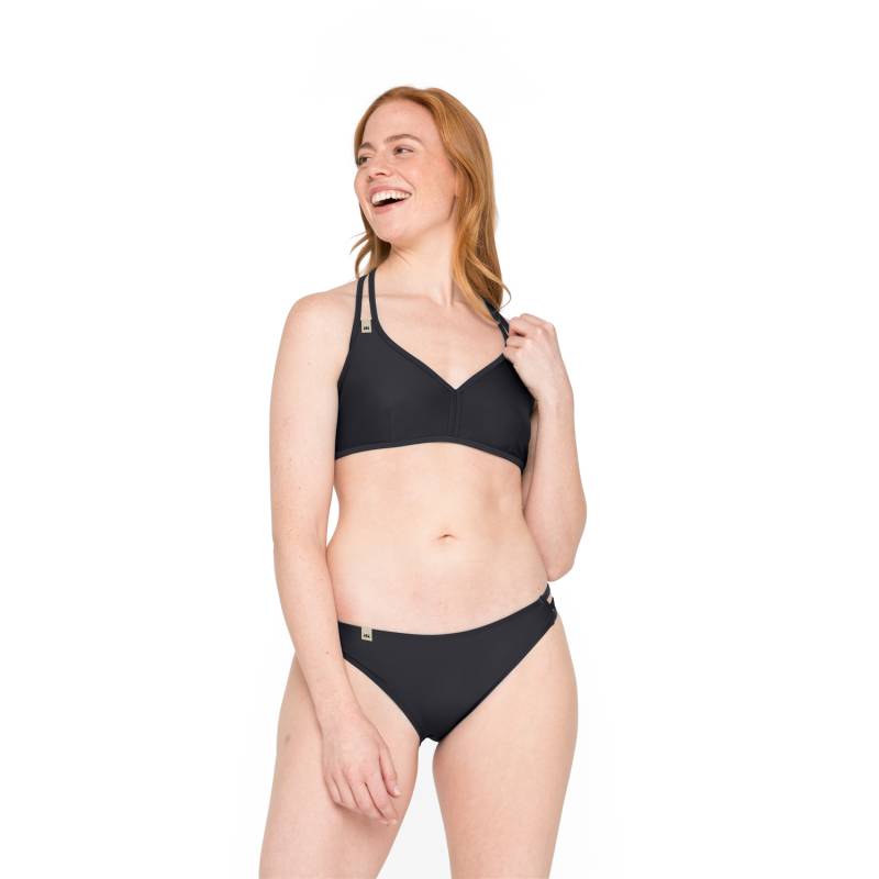 Bikinitop, schwarz XL von Waschbär