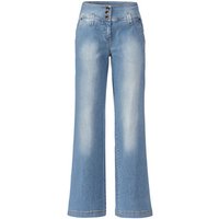 Bio-Jeans "Marlene", taubenblau von Waschbär