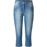 Capri-Jeans aus Bio-Baumwolle, taubenblau von Waschbär