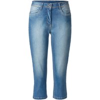 Capri-Jeans aus Bio-Baumwolle, taubenblau von Waschbär