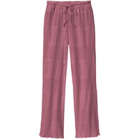 Feminine Ajour-Hose mit Kordelzugbund, rosenholz von Waschbär