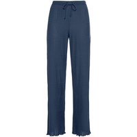 Feminine Ajour-Hose mit Kordelzugbund, blaubeere von Waschbär