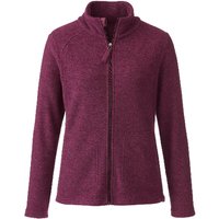 Frotteejacke aus reiner Bio-Schurwolle, mauve melange von Waschbär