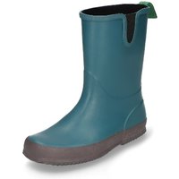 Gummistiefel aus Naturkautschuk, pfauenblau von Waschbär