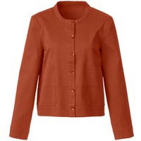 Jacke aus Bio-Baumwoll-Gabardine, kastanie von Waschbär