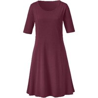 Jerseykleid 1/2-Arm aus reiner Bio-Baumwolle, cassis von Waschbär