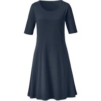 Jerseykleid 1/2-Arm aus reiner Bio-Baumwolle, nachtblau von Waschbär