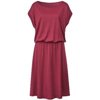 Jerseykleid aus TENCEL™ mit Bio-Baumwolle, bordeaux von Waschbär