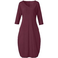 Jerseykleid aus reiner Bio-Baumwolle, cassis von Waschbär