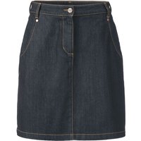 Kurzer Jeansrock mit Kontrastnähten aus reiner Bio-Baumwolle, jeansblau von Waschbär