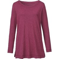 Langarmshirt aus reinem Bourretteseiden-Jersey, brombeere von Waschbär