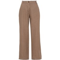 Leinenhose, taupe von Waschbär