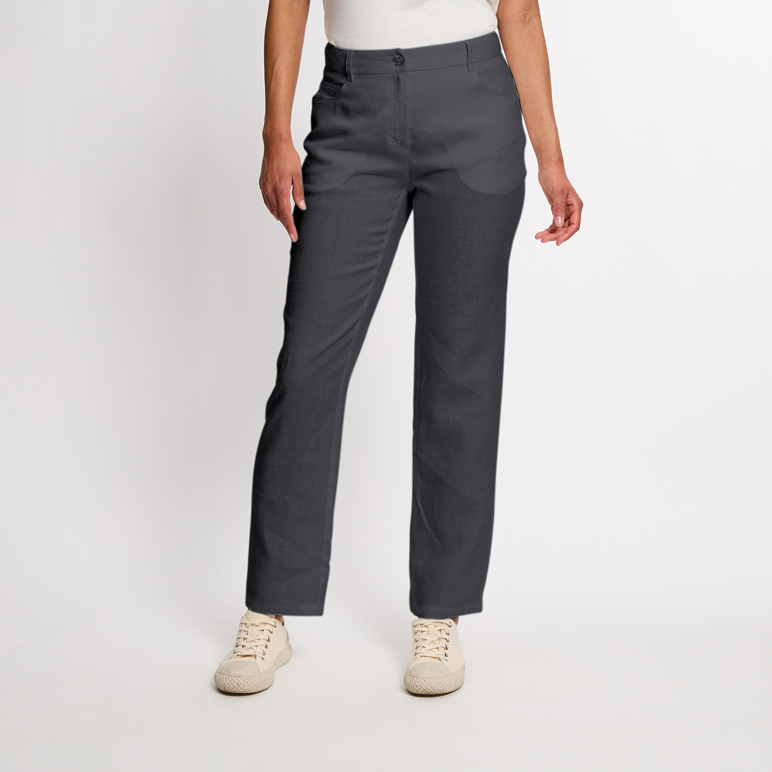 Leinenhose "Kim", lakritz 40 von Waschbär