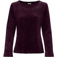 Nicki-Shirt, Langarm aus Bio-Baumwolle, purple von Waschbär